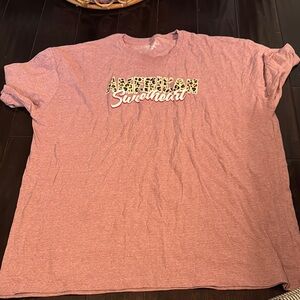 American Sweetheart Graphic Tee - Pink